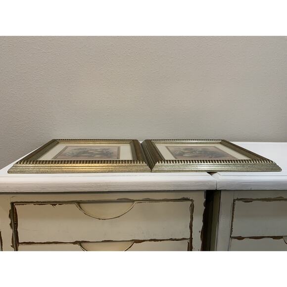 Vtg Gold Frame Matted Kathy Seek Design Still Life Fruit Wall Art Print Lot Of 2 - Picture 10 of 12